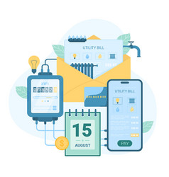 Payment Of Monthly Utility Bills Meter