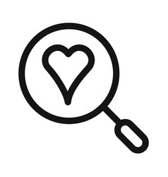 Find Love Icon Black And White Sign