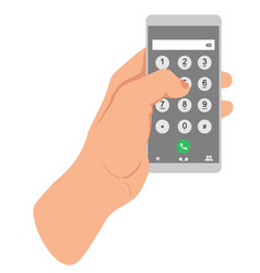 Dial Number Concept User Interface Keypad