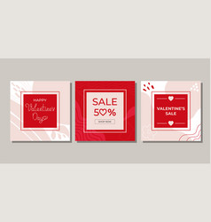 Valentines Banner For Sales Marketing Discount