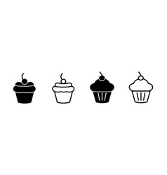 Cup Cake Icon Cake Icon Bakery Muffin