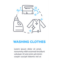 Washing Clothes Banner