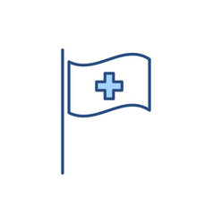 Medical Flag Related Icon