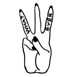 Whatever Hand Sign