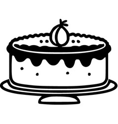 Cake - Minimalist And Flat Logo