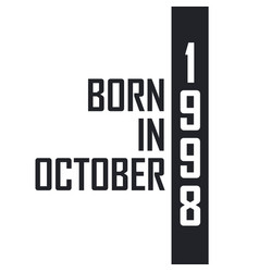 Born In October 1998