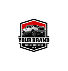 Pick Up Truck Isolated Logo