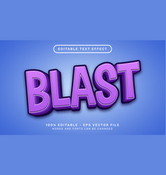 Blast 3d Text Effect And Editable Text Effect