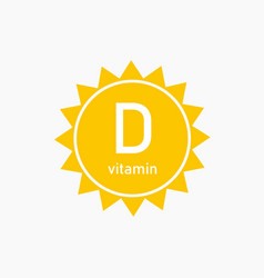 Vitamin D And The Sun Simple Icon