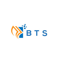 Bts Credit Repair Accounting Logo Design On White