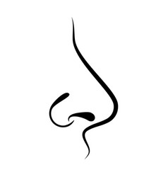 Nose In Profile Simple Icon