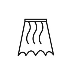 Skirt Girl Clothes Logo Sign Outline