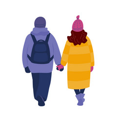 Couple Walking Holding Hands