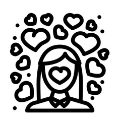 Loving-kindness Meditation Line Icon