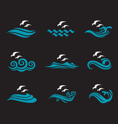 Sea Waves Icons