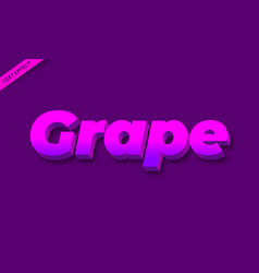 Grape Fruit Text Effect Design