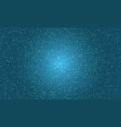 Halftone Dots On Blue Background