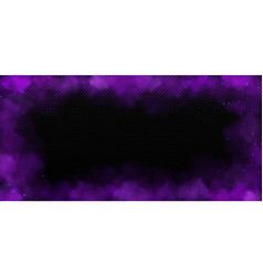 Purple Smoke Frame Transparent Background