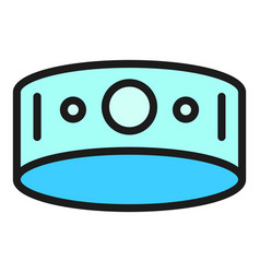 Training Tracker Icon Flat