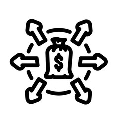 Expense Tracking Line Icon