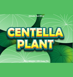 Plant Editable Text Effect Emboss Cartoon Style