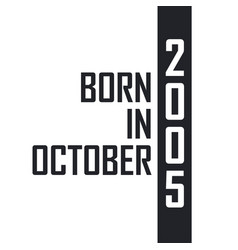 Born In October 2005