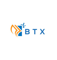 Btx Credit Repair Accounting Logo Design On White