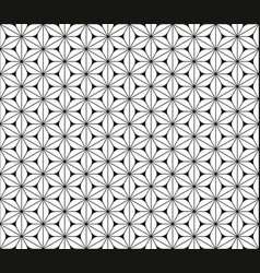 Seamless Pattern With Black And White Hexagon