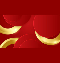 Abstract Red And Gold Background