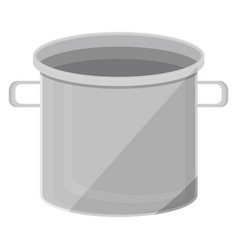 Cooking Pot On A White Background