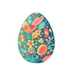 Freshness Of Springtime In Ornate Floral Egg