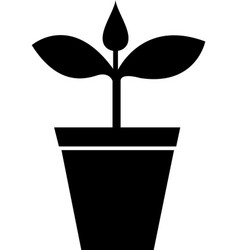 Plant Pot Icon Trendy Flat