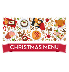 Christmas Menu Restaurants Or Diner Dishes