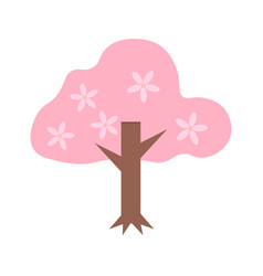 Cherry Blossom Tree In Pink