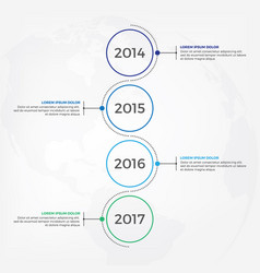 Vertical Timeline Infographic Design