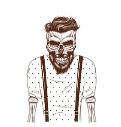 Fashion Zombie Dressed In T-shirt