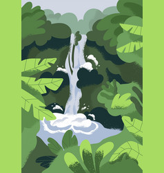 Nature Poster Jungle Landscape Card Background