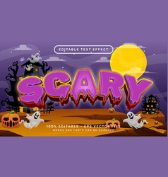 Scary 3d Text Effect And Editable Text Effect