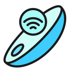 Internet Tracker Icon Flat