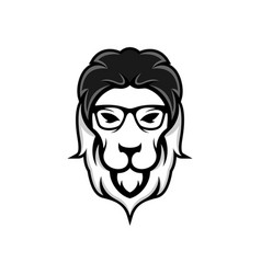 Lion Cool Sunglasses Logo Design