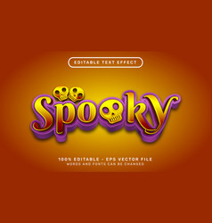 Spooky 3d Text Effect And Editable Text Effect