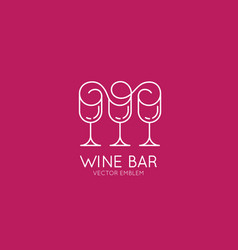 Logo Design Element And Icon For Wine