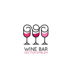 Logo Design Element And Icon For Wine