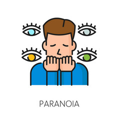 Paranoia Psychological Disorder Problem Icon