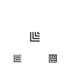 L Or Ll Logo And Icon Design