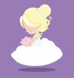 Bride Blonde Sitting 03