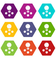 Nitromethane Icons Set 9