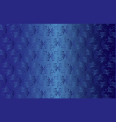 Pattern Of Koi Fish On Blue Gradient Background