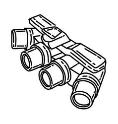 Navy Seal Night Vision Goggles Icon Doodle Hand