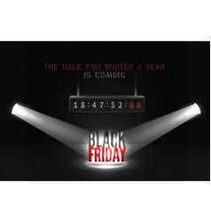 Black Friday Countdown Banner Template